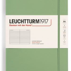 Notizbuch Composition (B5) Hardcover 219 nummerierte Seiten, Salbei, Liniert