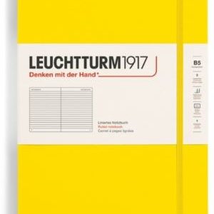 Notizbuch Composition (B5) Hardcover 219 nummerierte Seiten, Zitrone, Liniert