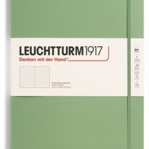 Notizbuch Master Slim (A4+) Hardcover 123 nummerierte Seiten, Salbei, Dotted