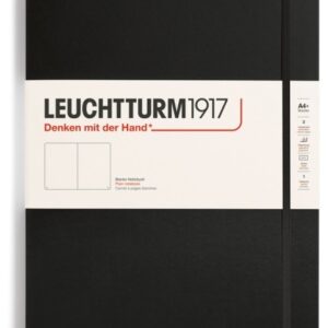 Notizbuch Master Slim (A4+) Hardcover 123 nummerierte Seiten, Schwarz, Blanko