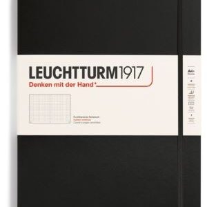 Notizbuch Master Slim (A4+) Hardcover 123 nummerierte Seiten, Schwarz, Dotted