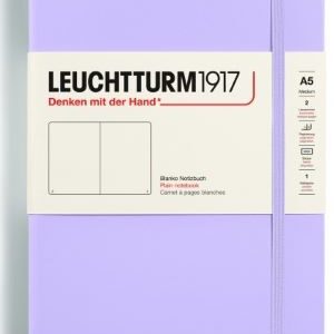 Notizbuch Medium (A5) Hardcover 251 nummerierte Seiten, Lilac, Blanko