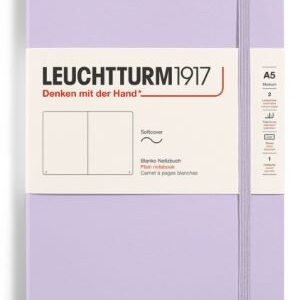 Notizbuch Medium (A5) Softcover 123 nummerierte Seiten, Lilac, Blanko