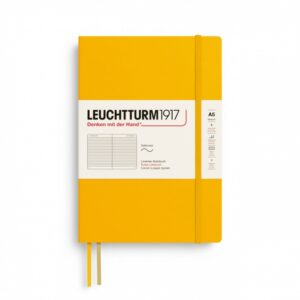 Notizbuch Medium (A5) Softcover 123 nummerierte Seiten, Sunflower, Lin