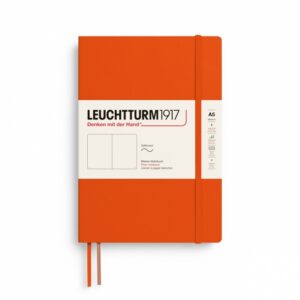 Notizbuch Medium (A5) Softcover 123 nummerierte Seiten,Pumpkin,Blanko