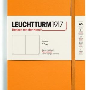 Notizbuch Medium (A5) Softcover 123 nummerierte Seiten,Rising Sun,Blanko