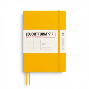 Notizbuch Medium (A5) Softcover 123 nummerierte Seiten,Sunflower,Dotted