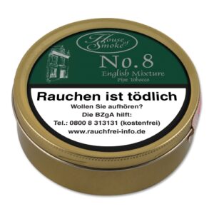 Pfeifentabak No8 English Mixture House of Smoke