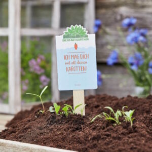 Saatgrüße - Ich mag dich mit all deinen Karotten