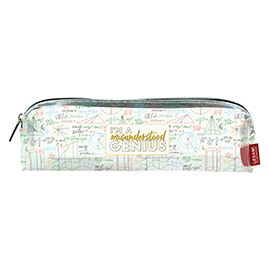 Schlampermäppchen Genie transparent