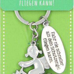 Schutzengel Schlüsselanhänger Sicher im Straßenverkehr