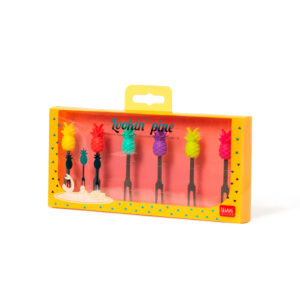 Set mit 6 Aperitif-Gäbelchen Ananas