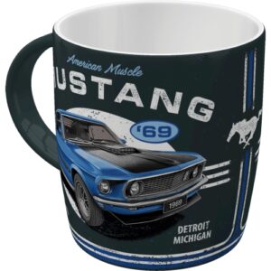 Tasse Ford Mustang 1969 Blue