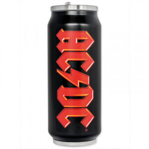 Trinkflasche AC/DC in Dosenform