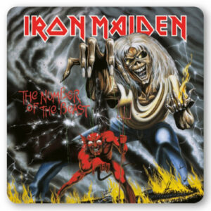 Untersetzer Iron Maiden The Number of the Beast