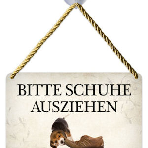 Kulthänger Schuhe ausziehen