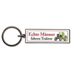 Schlüsselanhänger Echte Männer Traktor