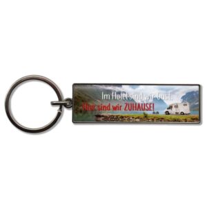 Schlüsselanhänger Hier sind wir Zuhause
